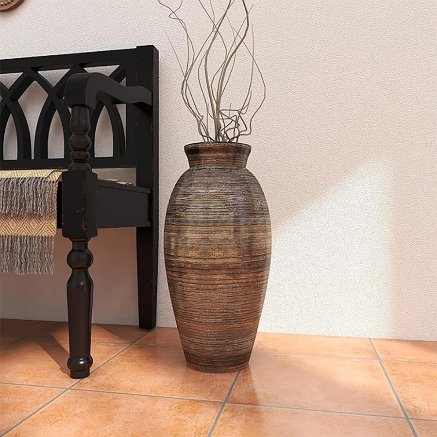 Natural Elegance: The Deco 79 Bamboo Wood Decorative Vase