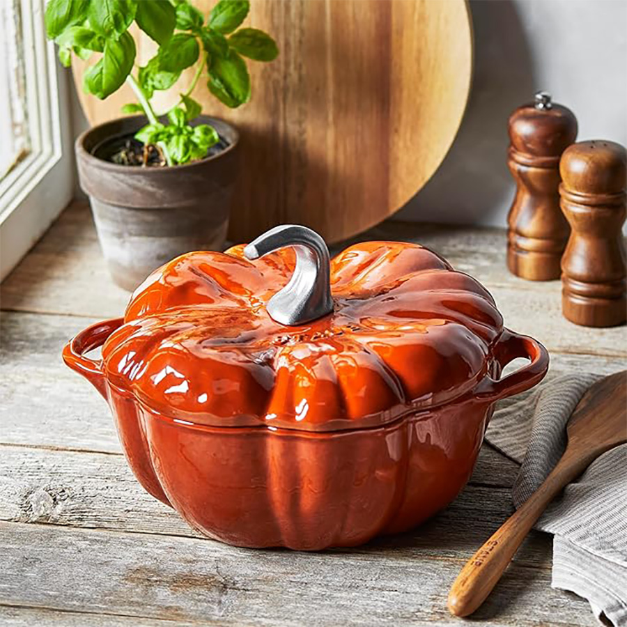 Fall Cooking in Style: The STAUB Cast Iron Dutch Oven Pumpkin Cocotte