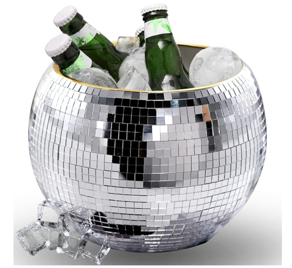 Disco Ice Bucket for Parties – 9.8 Inch Disco Ball